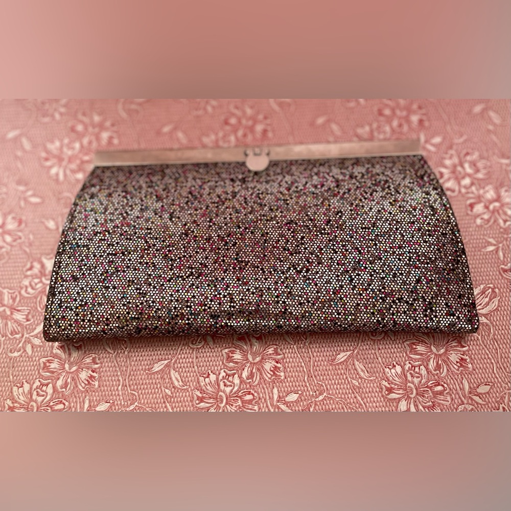 Vintage Glittering Multicolor Clutch/ Wallet